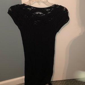 Lace Black Bodycon Dress
